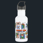 Scooby-Doo Wall of Halloween Picture Frames 532 Ml Water Bottle<br><div class="desc">Check out this spooky wall of hanging picture frames over a brick wall! Grab this graphic for your own wall on an art print,  or enjoy on a cozy blanket. Shop this graphic on even more customizable Zazzle gifts!</div>