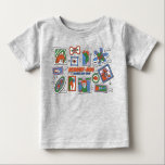 Scooby-Doo Wall of Halloween Picture Frames Baby T-Shirt<br><div class="desc">Check out this spooky wall of hanging picture frames over a brick wall! Grab this graphic for your own wall on an art print,  or enjoy on a cozy blanket. Shop this graphic on even more customizable Zazzle gifts!</div>