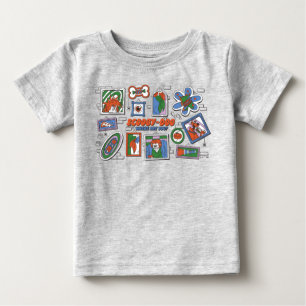 Scooby-Doo Wall of Halloween Picture Frames Baby T-Shirt