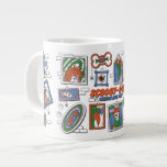 Scooby-Doo Wall of Halloween Picture Frames Large Coffee Mug<br><div class="desc">Check out this spooky wall of hanging picture frames over a brick wall! Grab this graphic for your own wall on an art print,  or enjoy on a cozy blanket. Shop this graphic on even more customizable Zazzle gifts!</div>