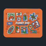 Scooby-Doo Wall of Halloween Picture Frames Magnet<br><div class="desc">Check out this spooky wall of hanging picture frames over a brick wall! Grab this graphic for your own wall on an art print,  or enjoy on a cozy blanket. Shop this graphic on even more customizable Zazzle gifts!</div>