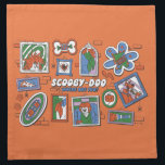 Scooby-Doo Wall of Halloween Picture Frames Napkin<br><div class="desc">Check out this spooky wall of hanging picture frames over a brick wall! Grab this graphic for your own wall on an art print,  or enjoy on a cozy blanket. Shop this graphic on even more customizable Zazzle gifts!</div>