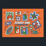 Scooby-Doo Wall of Halloween Picture Frames Poster<br><div class="desc">Check out this spooky wall of hanging picture frames over a brick wall! Grab this graphic for your own wall on an art print,  or enjoy on a cozy blanket. Shop this graphic on even more customizable Zazzle gifts!</div>