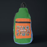 Scooby-Doo Wall of Halloween Picture Frames Sling Bag<br><div class="desc">Check out this spooky wall of hanging picture frames over a brick wall! Grab this graphic for your own wall on an art print,  or enjoy on a cozy blanket. Shop this graphic on even more customizable Zazzle gifts!</div>