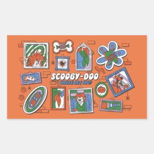 Scooby-Doo Wall of Halloween Picture Frames Sticker