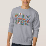 Scooby-Doo Wall of Halloween Picture Frames Sweatshirt<br><div class="desc">Check out this spooky wall of hanging picture frames over a brick wall! Grab this graphic for your own wall on an art print,  or enjoy on a cozy blanket. Shop this graphic on even more customizable Zazzle gifts!</div>