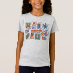 Scooby-Doo Wall of Halloween Picture Frames T-Shirt<br><div class="desc">Check out this spooky wall of hanging picture frames over a brick wall! Grab this graphic for your own wall on an art print,  or enjoy on a cozy blanket. Shop this graphic on even more customizable Zazzle gifts!</div>