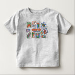 Scooby-Doo Wall of Halloween Picture Frames Toddler T-shirt<br><div class="desc">Check out this spooky wall of hanging picture frames over a brick wall! Grab this graphic for your own wall on an art print,  or enjoy on a cozy blanket. Shop this graphic on even more customizable Zazzle gifts!</div>