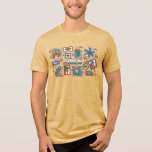 Scooby-Doo Wall of Halloween Picture Frames Tri-Blend Shirt<br><div class="desc">Check out this spooky wall of hanging picture frames over a brick wall! Grab this graphic for your own wall on an art print,  or enjoy on a cozy blanket. Shop this graphic on even more customizable Zazzle gifts!</div>