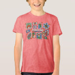 Scooby-Doo Wall of Halloween Picture Frames Tri-Blend Shirt<br><div class="desc">Check out this spooky wall of hanging picture frames over a brick wall! Grab this graphic for your own wall on an art print,  or enjoy on a cozy blanket. Shop this graphic on even more customizable Zazzle gifts!</div>