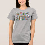 Scooby-Doo Wall of Halloween Picture Frames Tri-Blend Shirt<br><div class="desc">Check out this spooky wall of hanging picture frames over a brick wall! Grab this graphic for your own wall on an art print,  or enjoy on a cozy blanket. Shop this graphic on even more customizable Zazzle gifts!</div>