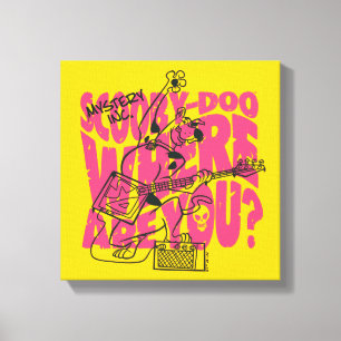 Scooby-Doo Where Are You Punk Guitar Riff Canvas Print