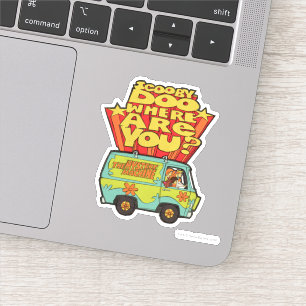 Scooby-Doo   "Where Are You?" Retro Cartoon Van