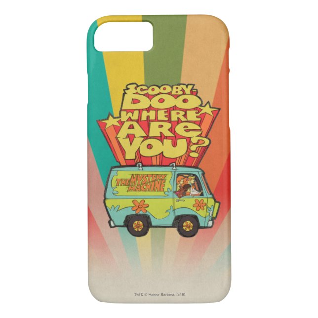 Scooby-Doo | "Where Are You?" Retro Cartoon Van Case-Mate iPhone Case (Back)