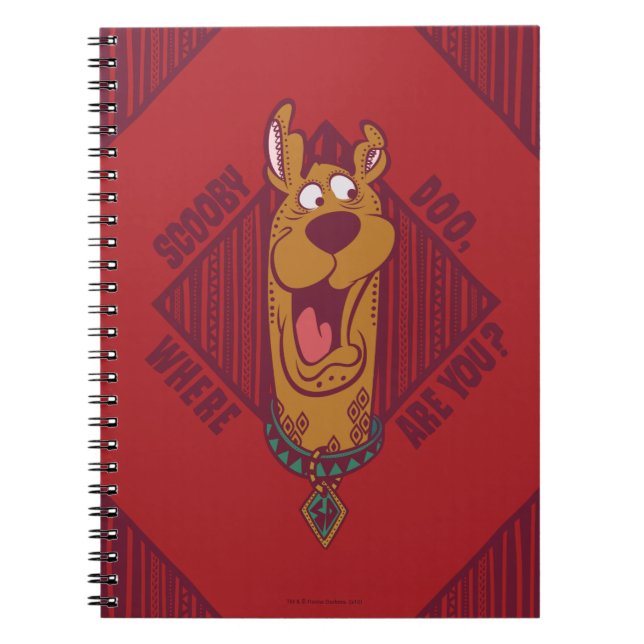 Scooby-Doo Where Are You Tribal Graphic Notebook (Front)