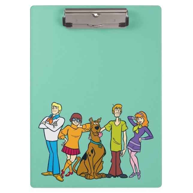 Scooby-Doo | Whole Gang 14 Mystery Inc Clipboard (Front)