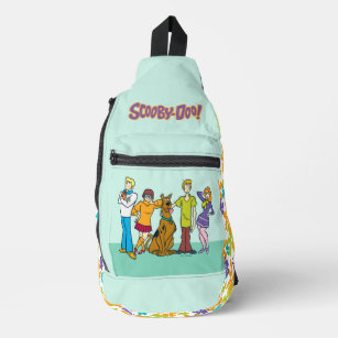 Scooby-Doo   Whole Gang 14 Mystery Inc Sling Bag