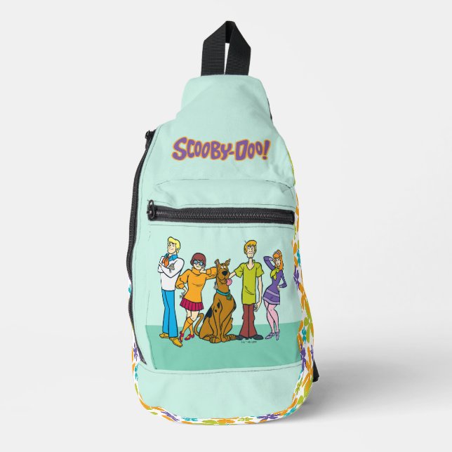 Scooby-Doo | Whole Gang 14 Mystery Inc Sling Bag (Front)