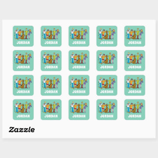 Scooby-Doo | Whole Gang 14 Mystery Inc Square Sticker