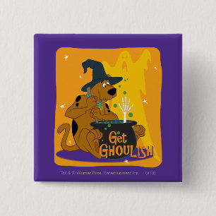Scooby-Doo Witch's Cauldron 2 Inch Square Button
