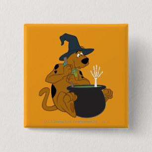 Scooby-Doo Witch's Cauldron 2 Inch Square Button