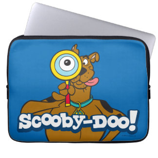 Scooby-Doo With Magnifying Glass Laptop Sleeve