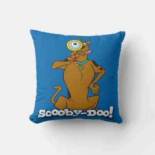 Scooby-Doo With Magnifying Glass Throw Pillow