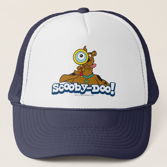Scooby-Doo With Magnifying Glass Trucker Hat (Front)