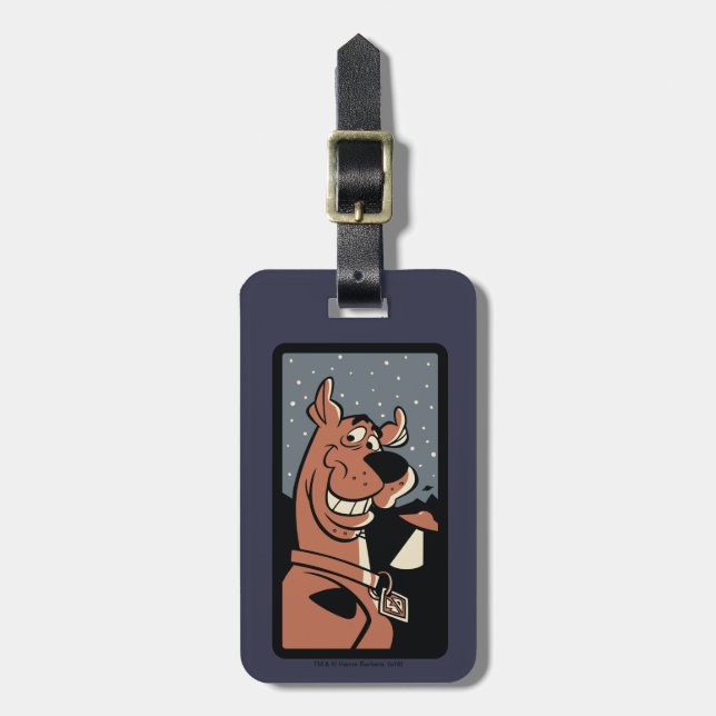 Scooby-Doo With UFO Luggage Tag (Front Vertical)