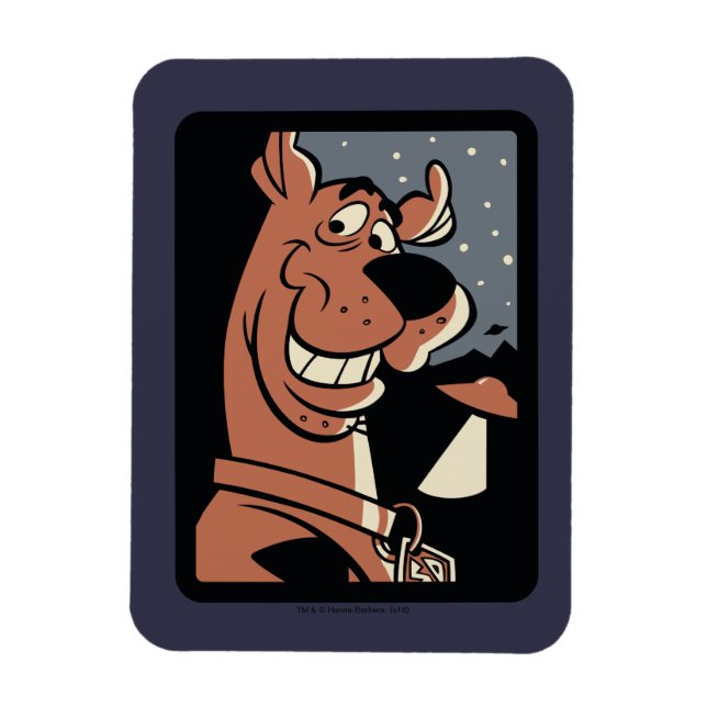 Scooby-Doo With UFO Magnet (Vertical)