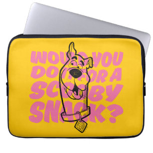 Scooby-Doo  Would You Do It For A Scooby Snack? Laptop Sleeve