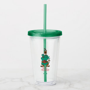 Scooby-Doo Wrapped In Wreaths Acrylic Tumbler
