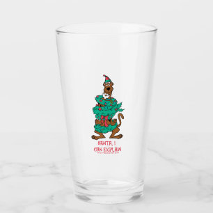 Scooby-Doo Wrapped In Wreaths Glass