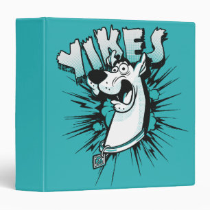 Scooby-Doo "Yikes!" Halftone Graphic Binder