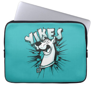 Scooby-Doo "Yikes!" Halftone Graphic Laptop Sleeve