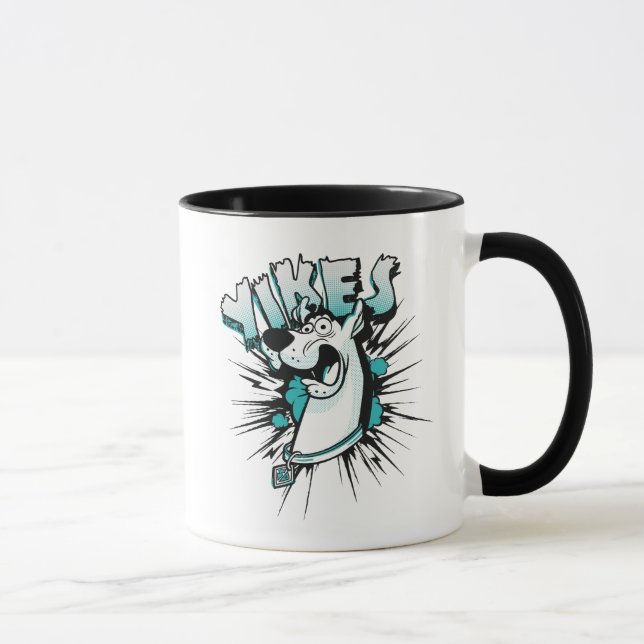 Scooby-Doo "Yikes!" Halftone Graphic Mug (Right)