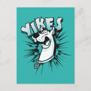 Scooby-Doo "Yikes!" Halftone Graphic Postcard