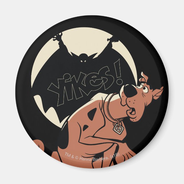 Scooby-Doo "Yikes!" Vampire Shadow Magnet (Front)