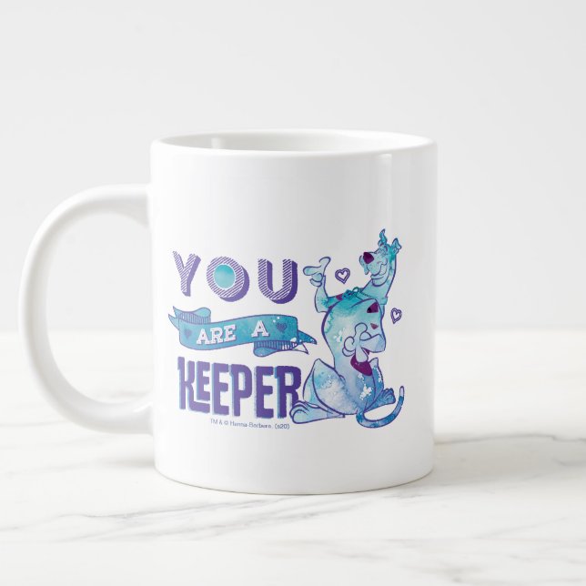 Scooby-Doo - You Are A Keeper Large Coffee Mug (Left)