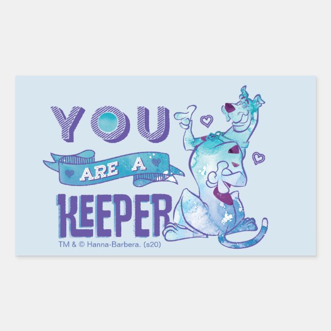 Scooby-Doo - You Are A Keeper Sticker (Front)