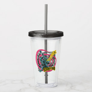 Scooby-Doo Zoinks Punk Guitar Graphic Acrylic Tumbler