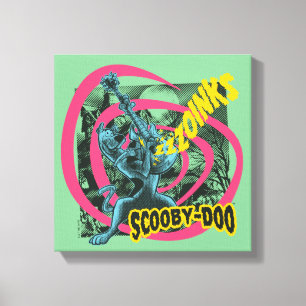Scooby-Doo Zoinks Punk Guitar Graphic Canvas Print