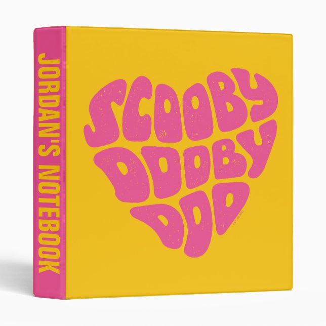 Scooby Dooby Doo Heart Binder (Front/Spine)