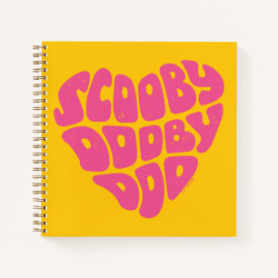 Scooby Dooby Doo Heart Notebook