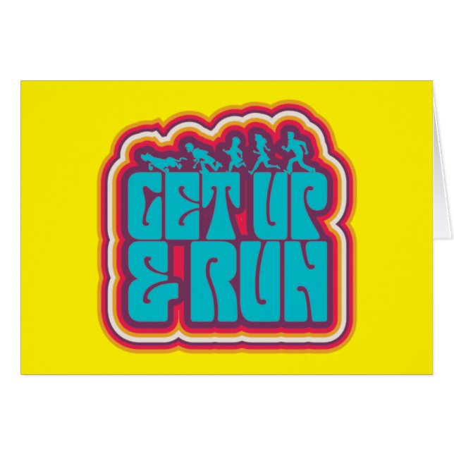 Scooby et le graphique "Get Up & Run" (Devant horizontal)