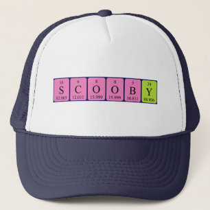 Scooby periodic table name hat
