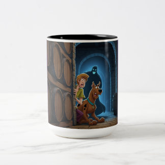 Scooby & Shaggy: Barrel of Frights Two-Tone Coffee Mug