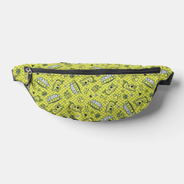 Scooby Snacks Galore Chequered Pattern Fanny Pack (Lay Down)