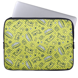 Scooby Snacks Galore Chequered Pattern Laptop Sleeve