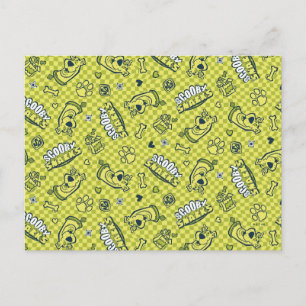 Scooby Snacks Galore Chequered Pattern Postcard